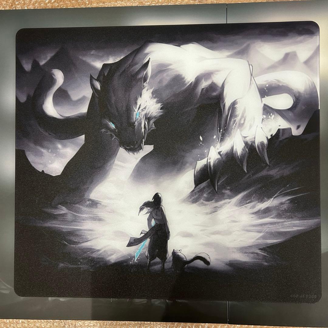 マウス・トラックボール Tekkusai The Beast Glass Mousepad