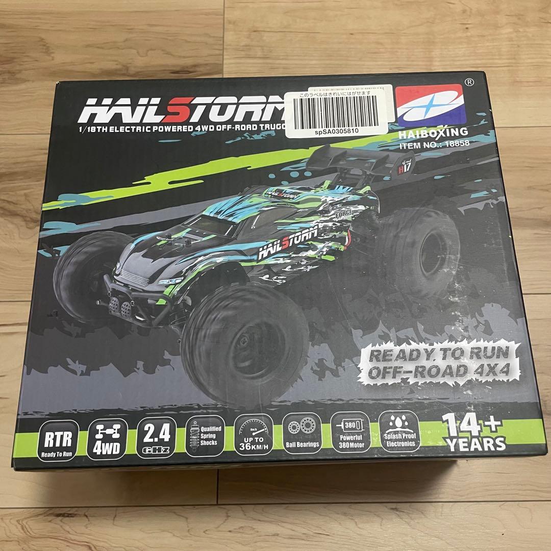 HBX 1/18 4WD オフロードバギー ラジコン バッテリー追加1 美中古品