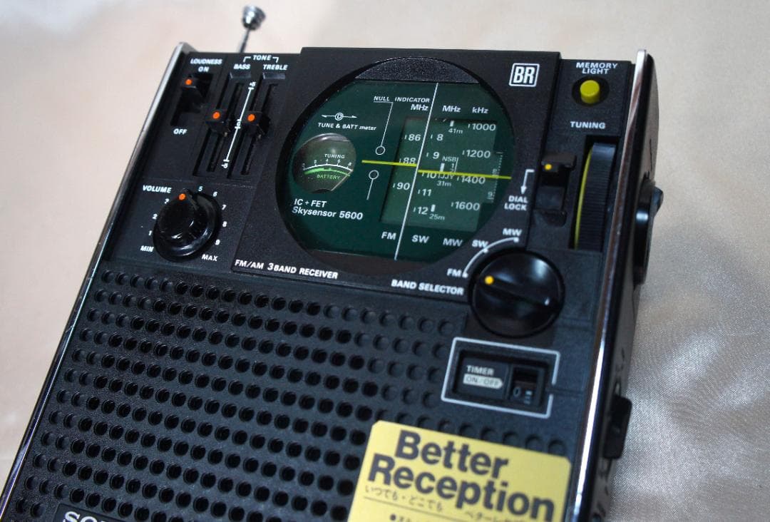 綺麗☆受信できます☆ソニーSONYスカイセンサー☆ICF-5600☆BCLラジオ