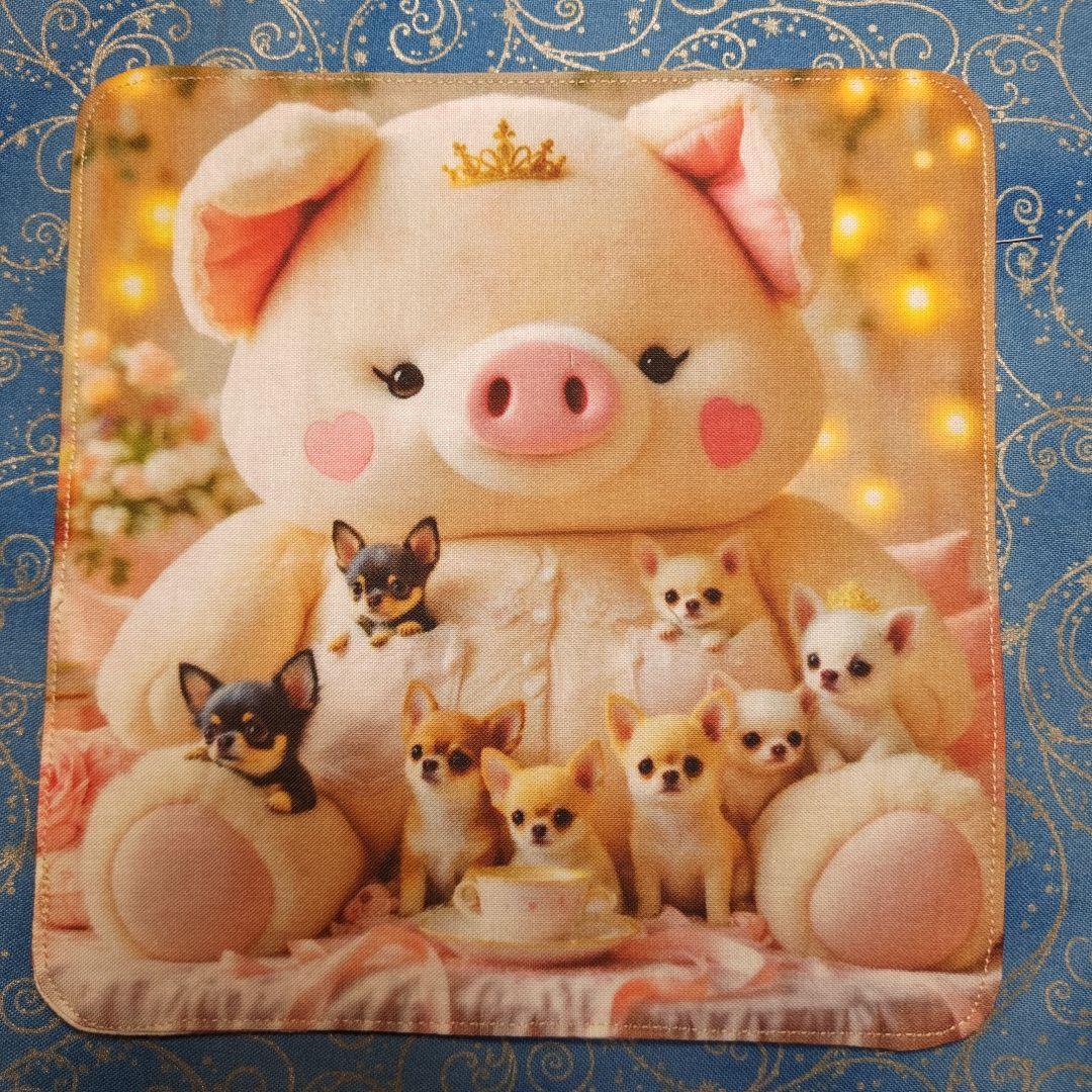 あるむ　ハンカチ　ネコちゃん柄 19枚