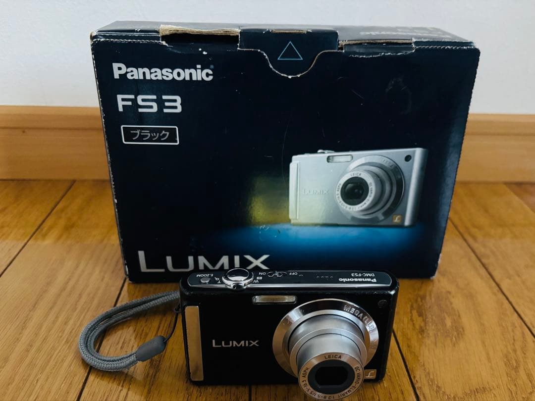 Panasonic LUMIX DMC-FS3 デジタルカメラ（ブラック）