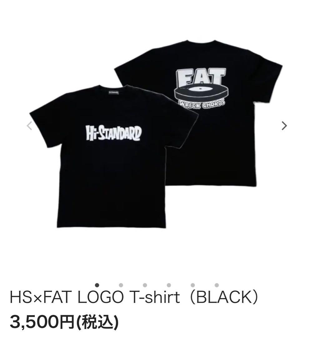 HS×FAT LOGO T-shirt（BLACK）