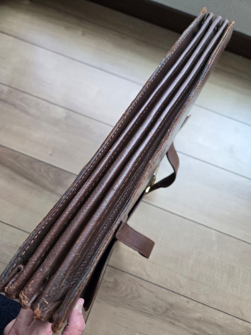 第二次大戦頃　実物　U.S.N. パイロット(中佐)革製ブリーフケース