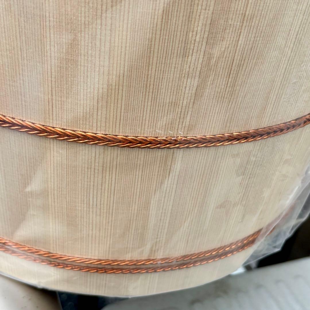 【新品】吉野白杉 木製おひつ4.5kg マルカ　めしびつ　約3升取り　お櫃 ①