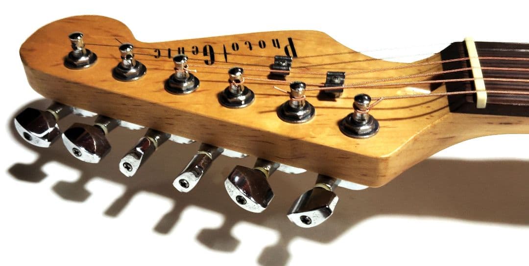 PhotoGenic エレキギター 黒 ストラトキャスター　中古