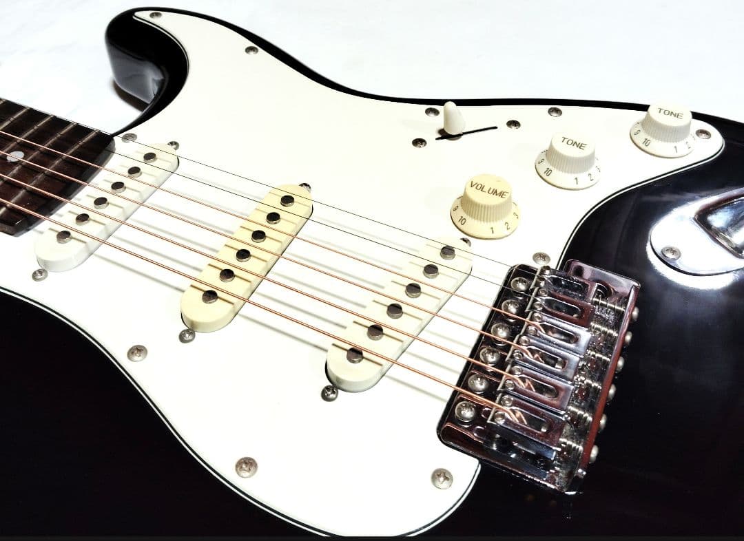 PhotoGenic エレキギター 黒 ストラトキャスター　中古