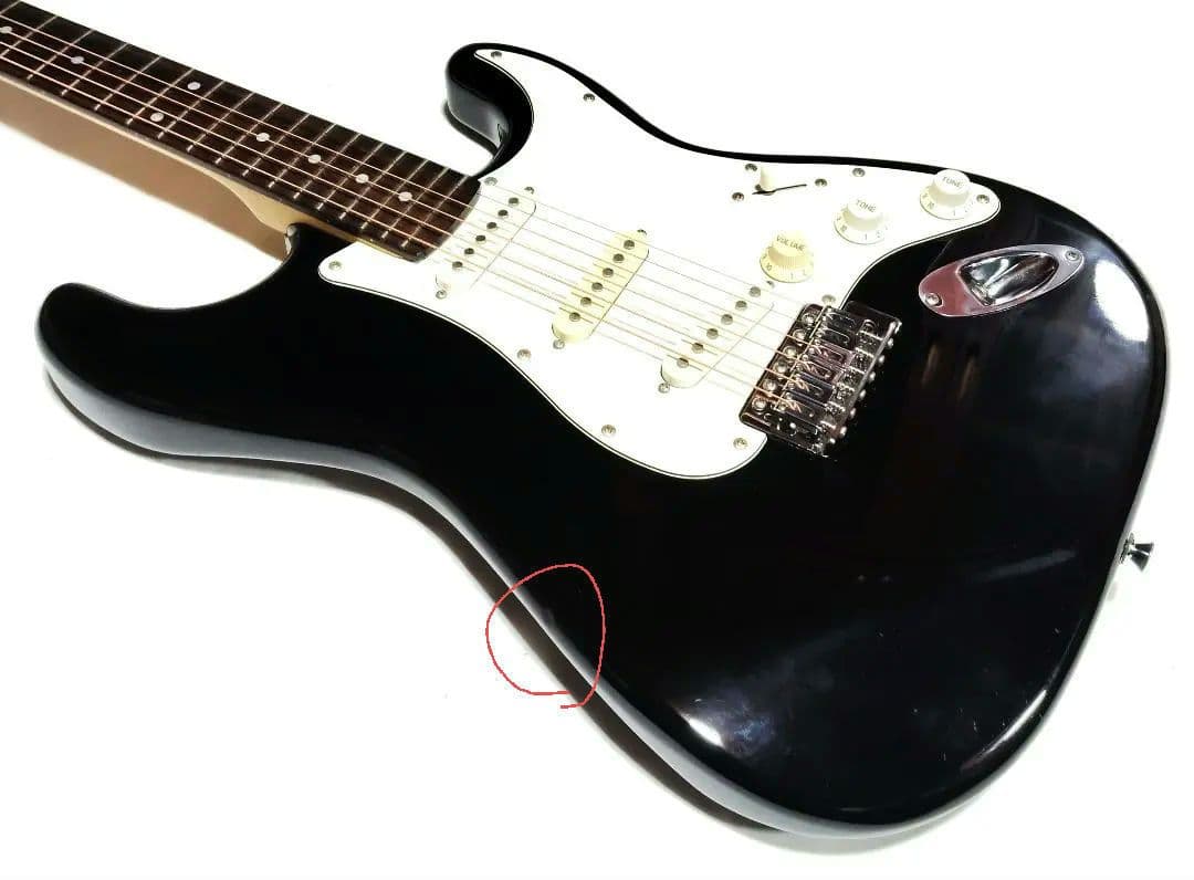 PhotoGenic エレキギター 黒 ストラトキャスター　中古