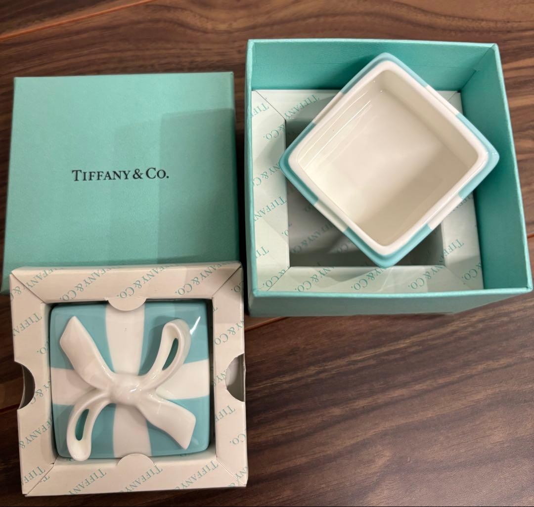 TIFFANY ティファニー　小物入れ　ミニブルーボウボックス