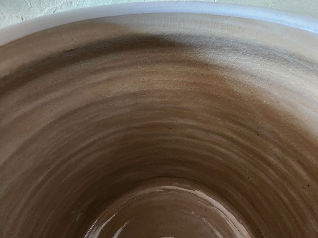 石見焼　大型　切り立ち 蓋付　甕　漬物　味噌　食品保存　米櫃　糠漬け　梅　漬物