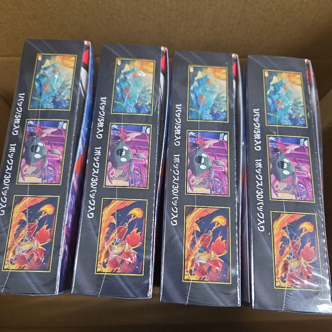 ポケモンカードゲーム ニンジャスピナー 4BOX シュリンク付