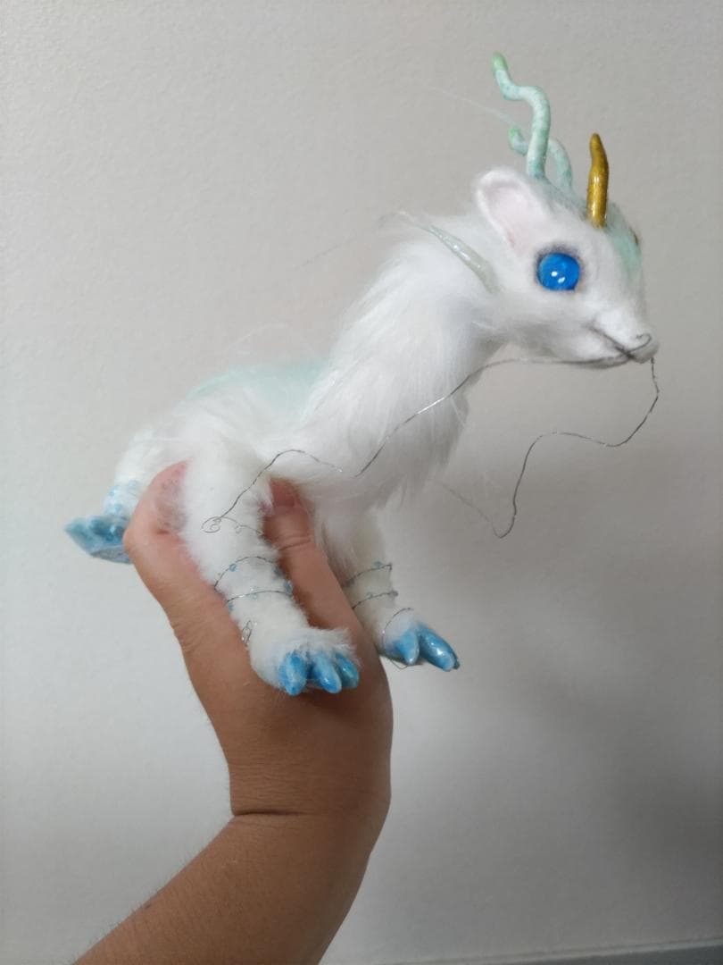 アートドール　ドラゴン　龍　幻獣　作家様　ぬいぐるみ