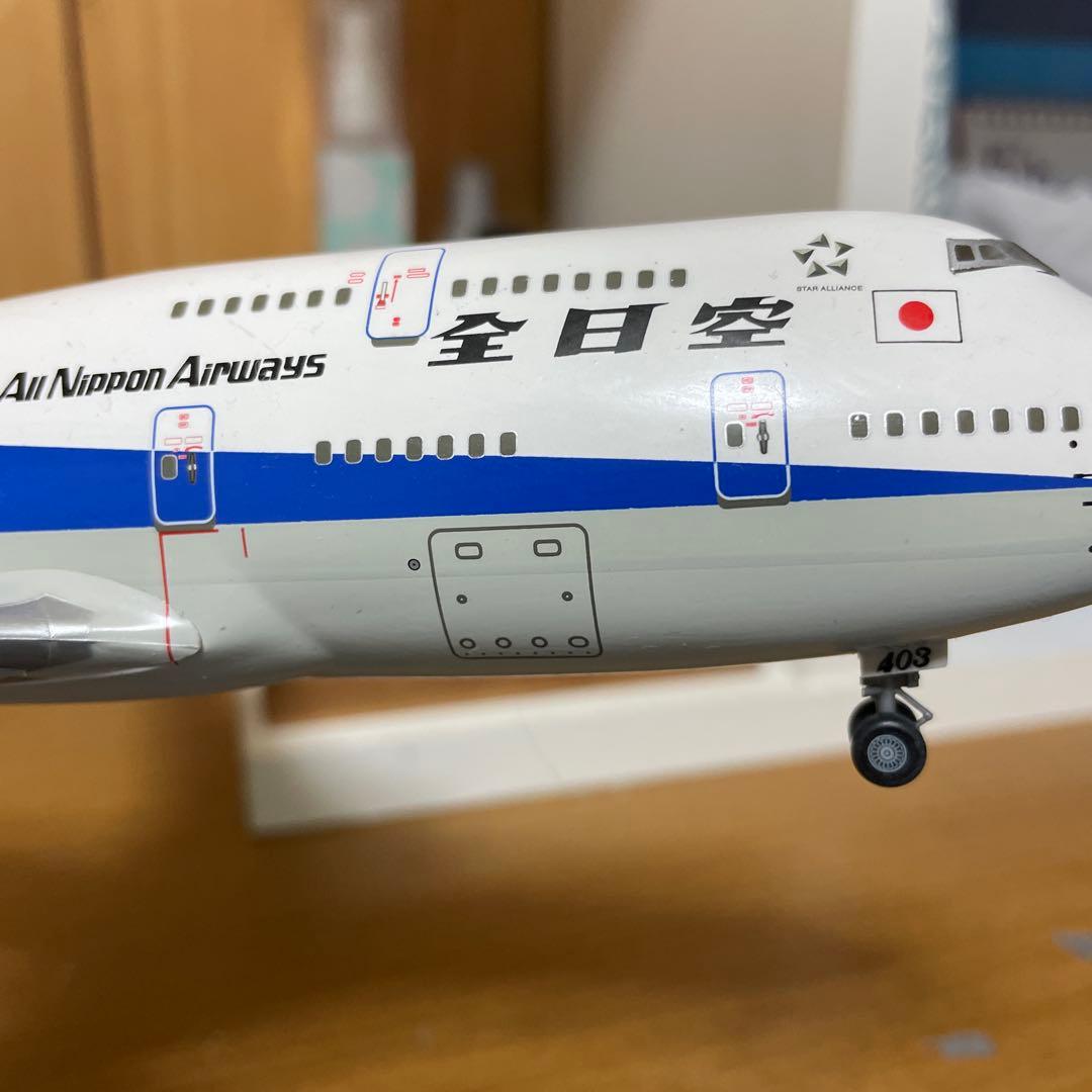 希少ANA ボーイング747 モデル 1/200