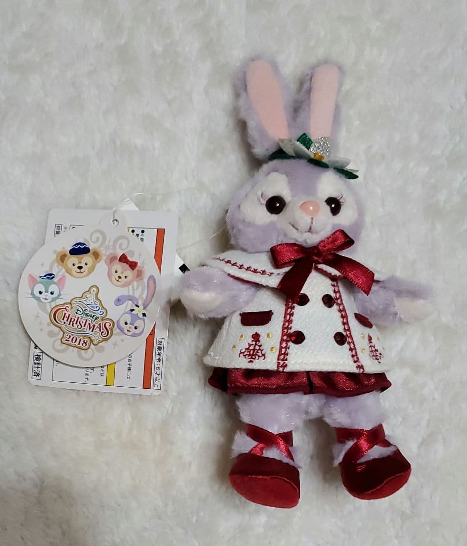 ダッフィー ダフフレ イッツクリスマス ぬいぐるみバッジ