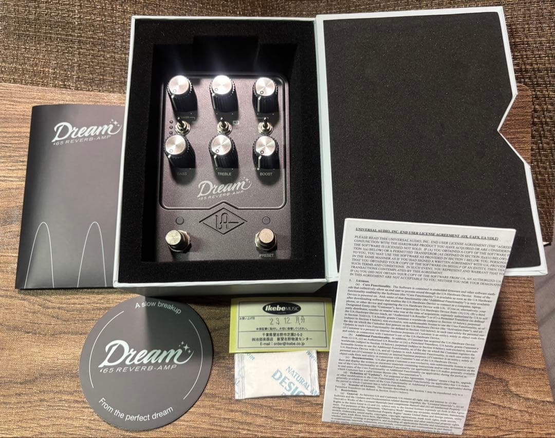 【美品・純正アダプター付】UAFX Dream '65
