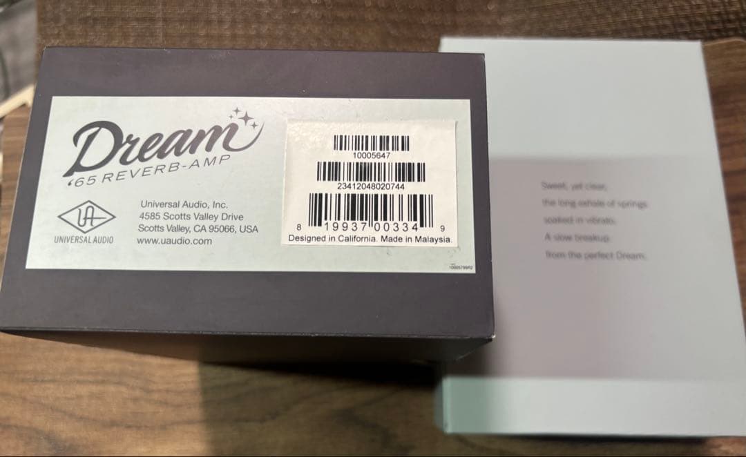 【美品・純正アダプター付】UAFX Dream '65