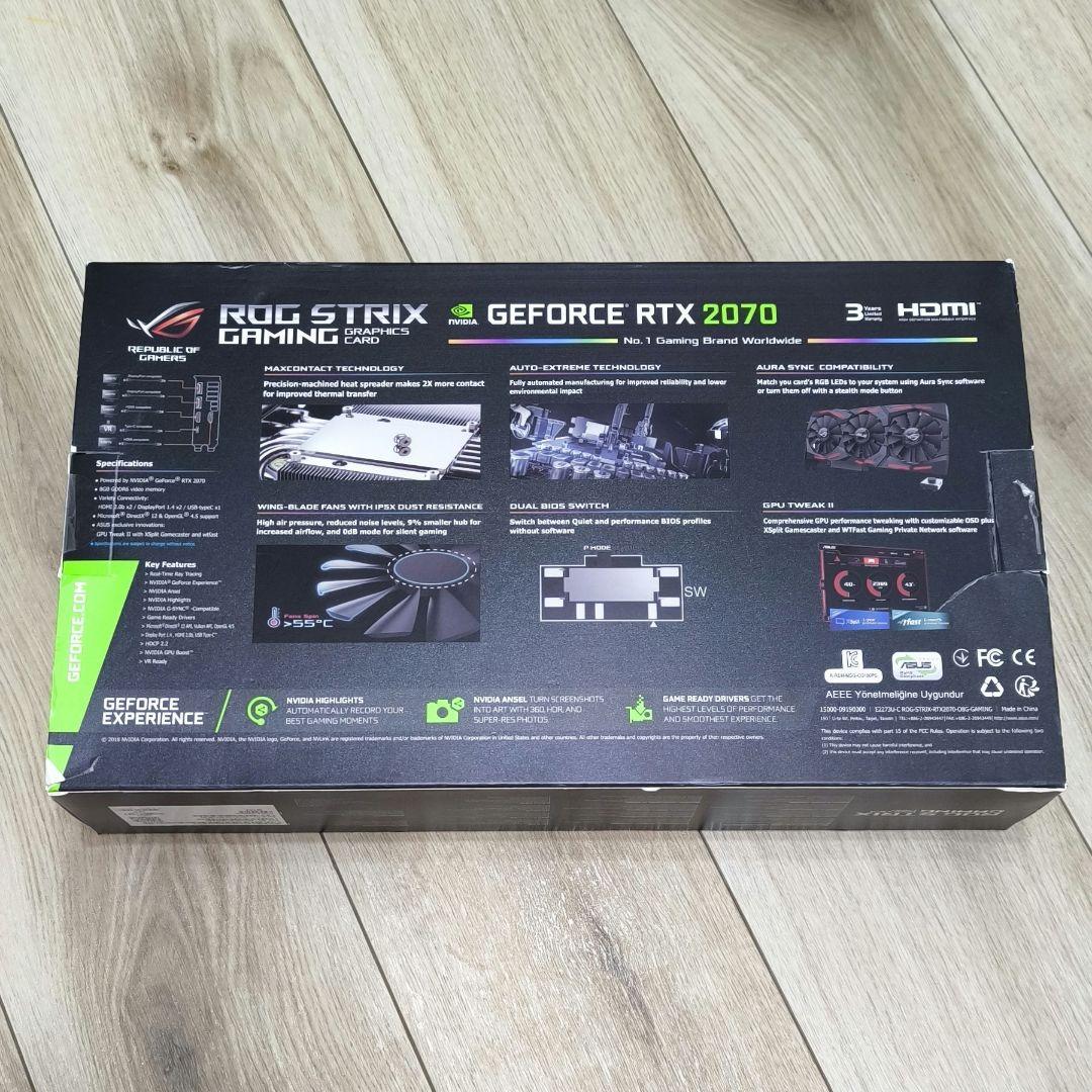 グラフィックボード・グラボ・ビデオカード ASUS ROG STRIX GAMING GeForce RTX 2070