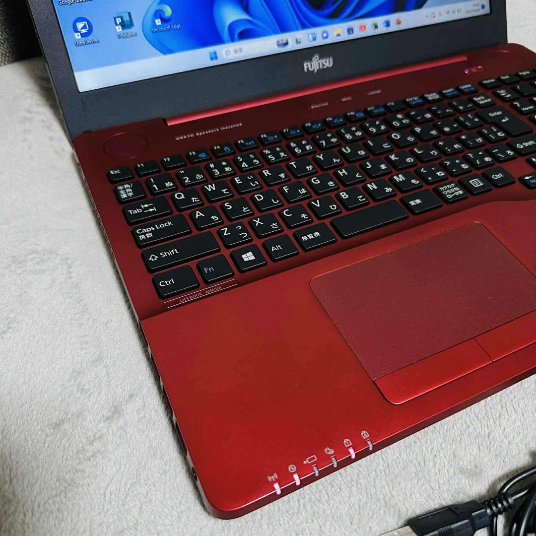 S161 富士通ノートパソコンWEBカメラSSD高速Windows11オフィス付