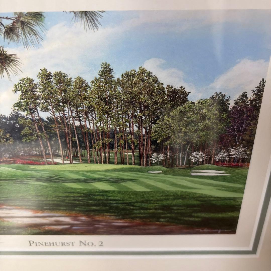 全米オープンが開かれた事もあるPinehurst No. 2 風景画
