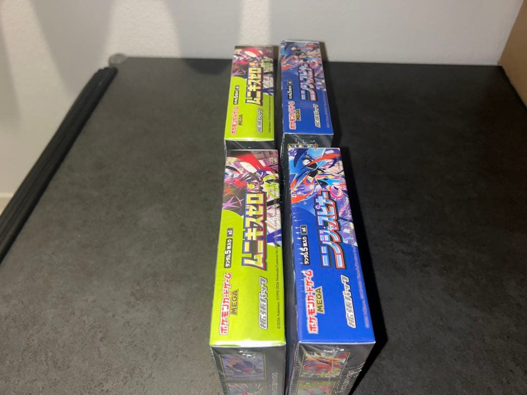 ポケモンカードムキニスゼロ・ニンジャスピナーBOX シュリンク付き