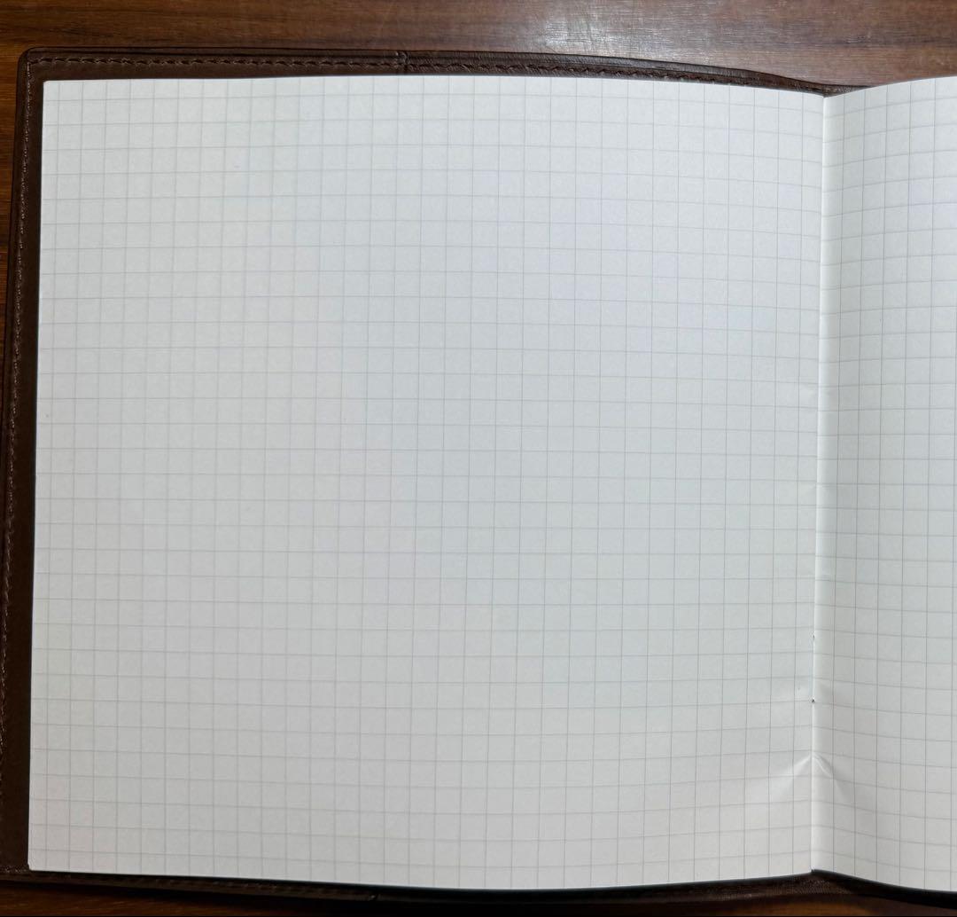 OUDE 正方形革カバーノブレッサカーフダークブラウン