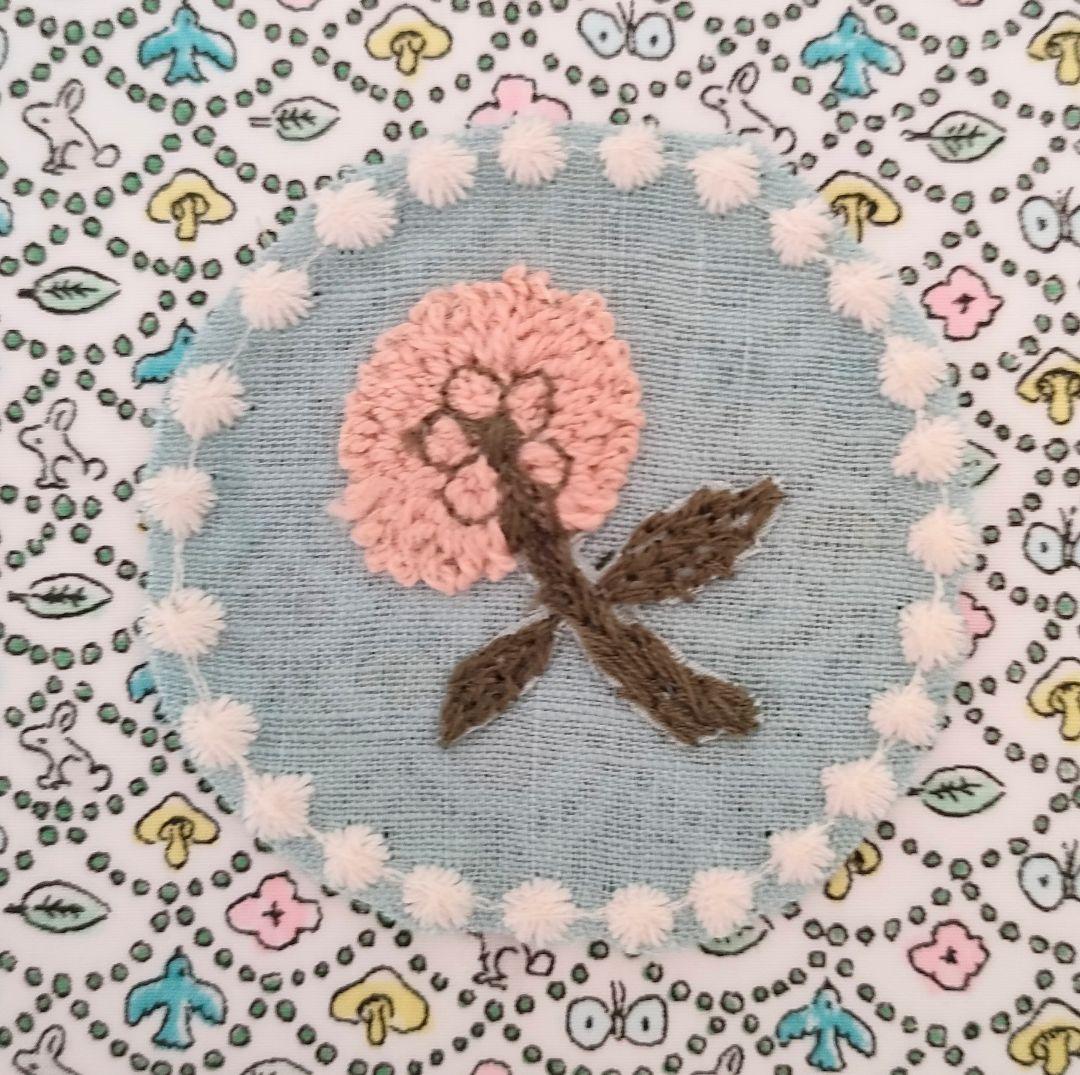 SOLD ミナペルホネン　ファブリックフレーム フォレストウェーブ　スキップ