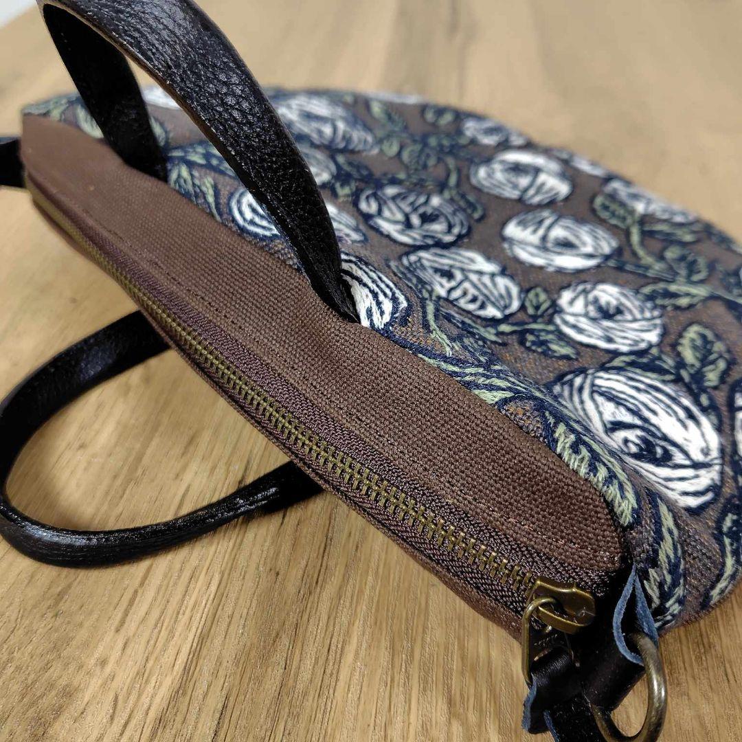 【専用】ミナペルホネン/rosyロージィーブラウン/ドミニラウンドショルダー