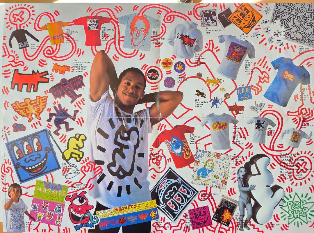 希少1986 Keith Haring Pop Shop Catalog