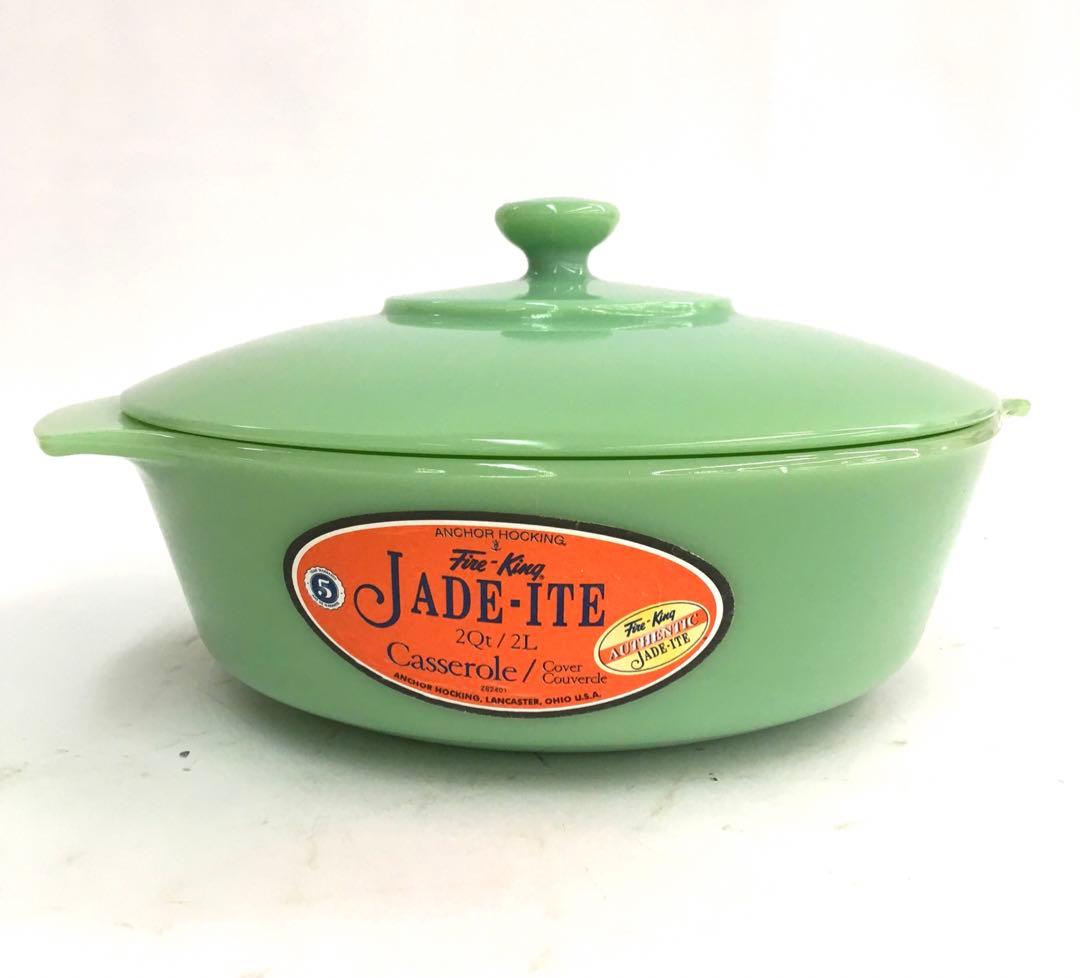 アンカーホッキング ファイヤーキング キャセロール 2QT 緑 24㎝