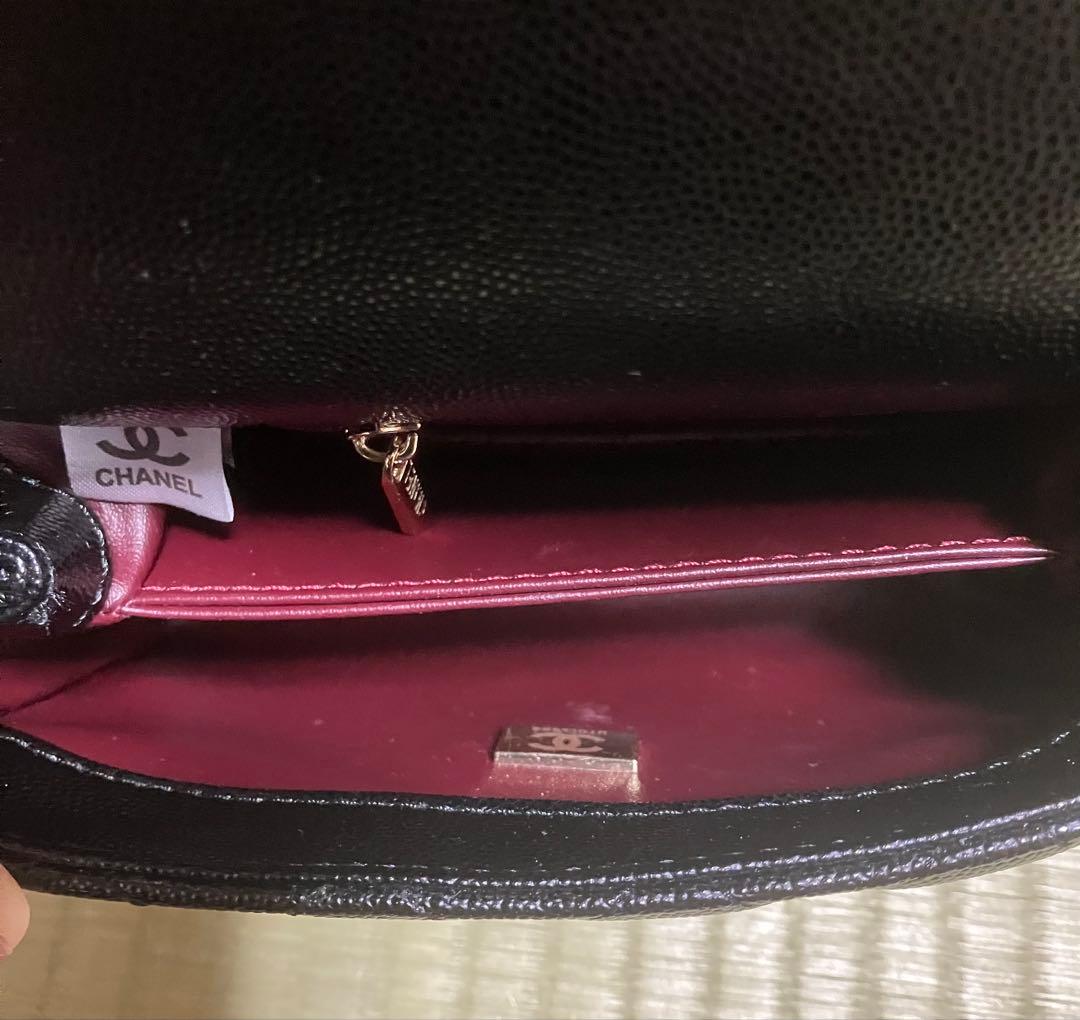 CHANEL ノベルティ ハンドバッグ チェーンショルダー付 2WAY仕様