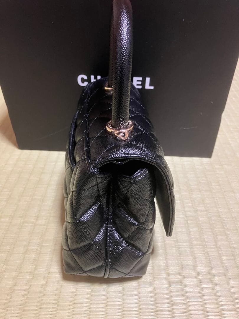 CHANEL ノベルティ ハンドバッグ チェーンショルダー付 2WAY仕様