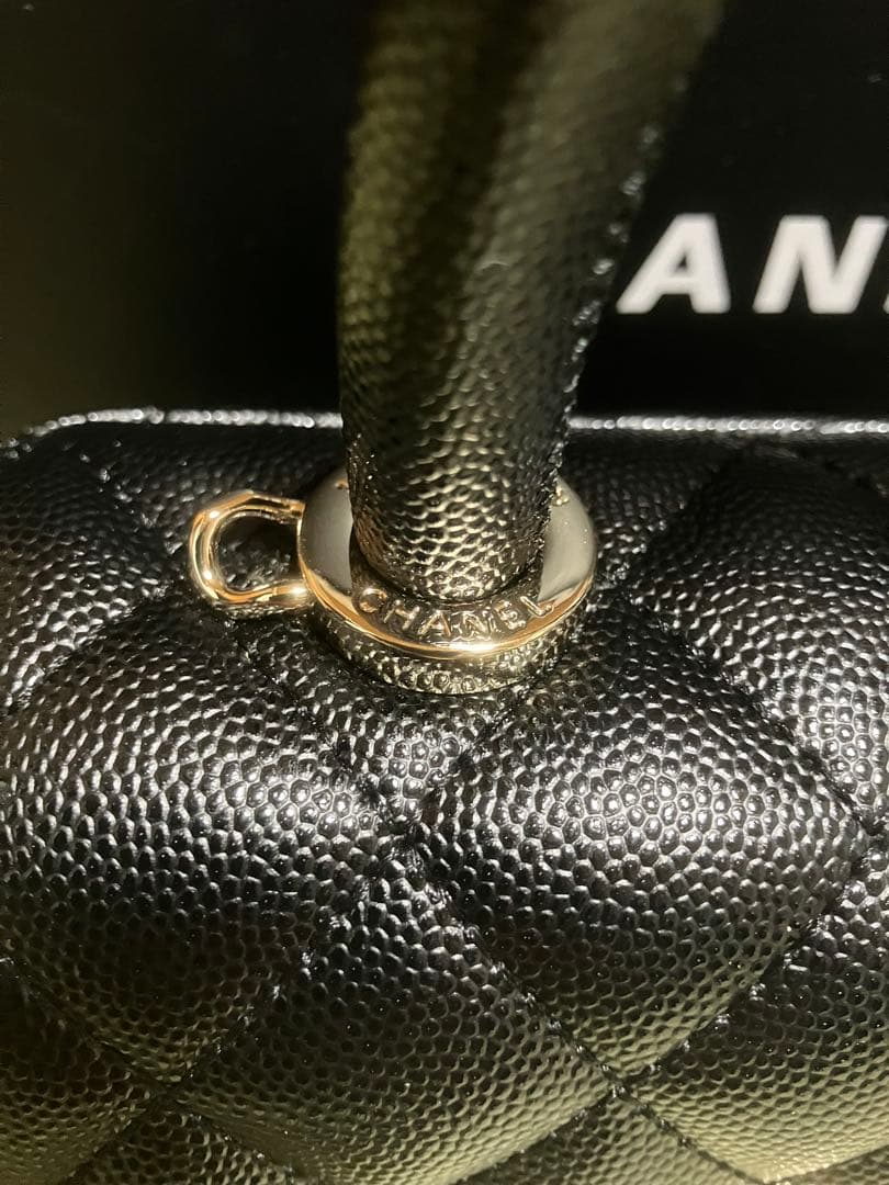 CHANEL ノベルティ ハンドバッグ チェーンショルダー付 2WAY仕様