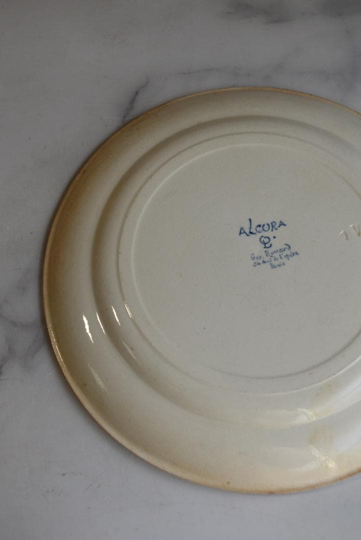 美品2枚組　パリ・オペラ窯　平皿　フランスアンティーク