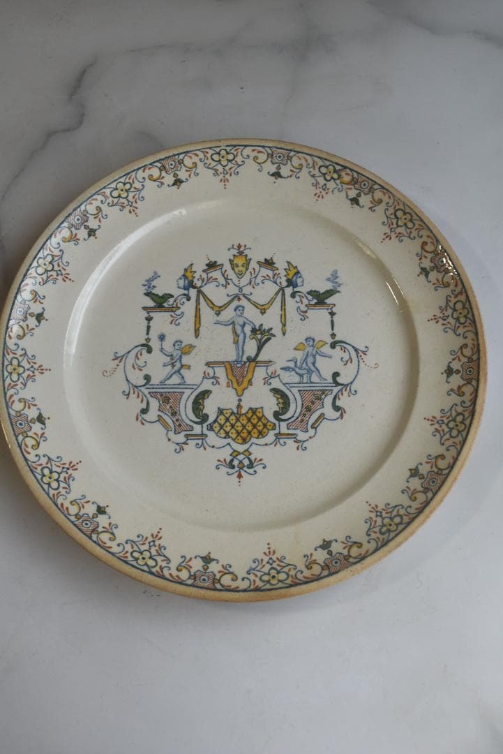 美品2枚組　パリ・オペラ窯　平皿　フランスアンティーク