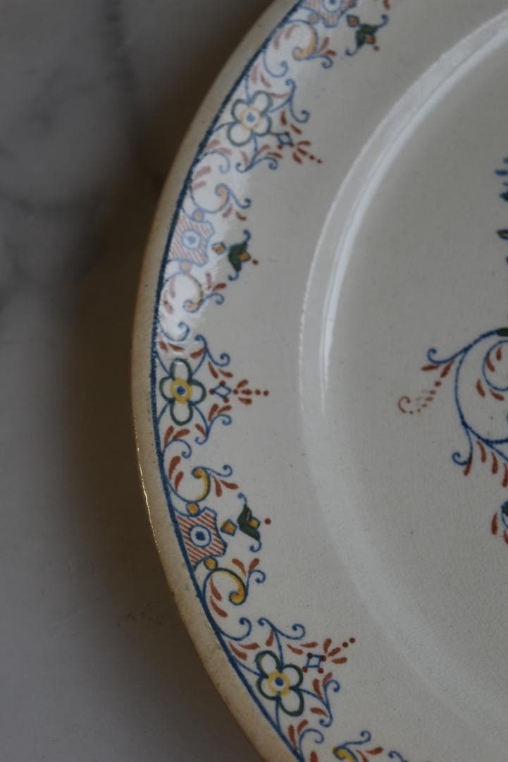 美品2枚組　パリ・オペラ窯　平皿　フランスアンティーク