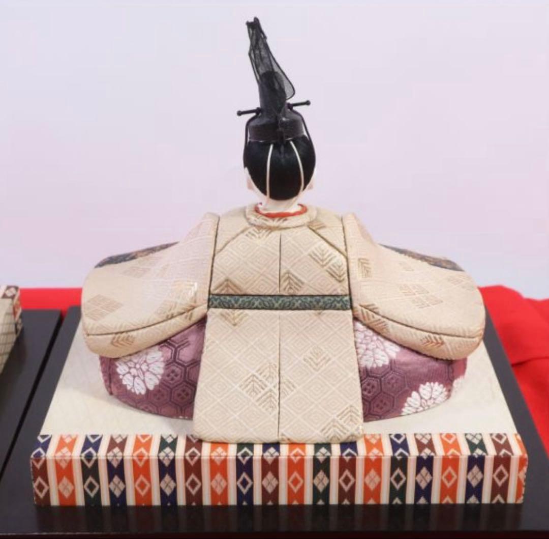 無形文化財 原米洲 作 伝統工芸 雛人形 ひな人形 木目込み人形 日本人形 久月