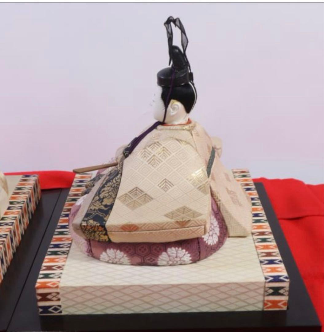 無形文化財 原米洲 作 伝統工芸 雛人形 ひな人形 木目込み人形 日本人形 久月