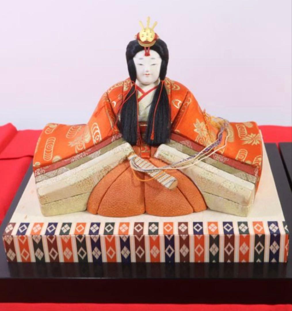 無形文化財 原米洲 作 伝統工芸 雛人形 ひな人形 木目込み人形 日本人形 久月