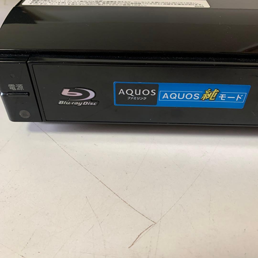 ◆通電確認済◆AQUOS ブルーレイレコーダー HDMI端子搭載13-1020