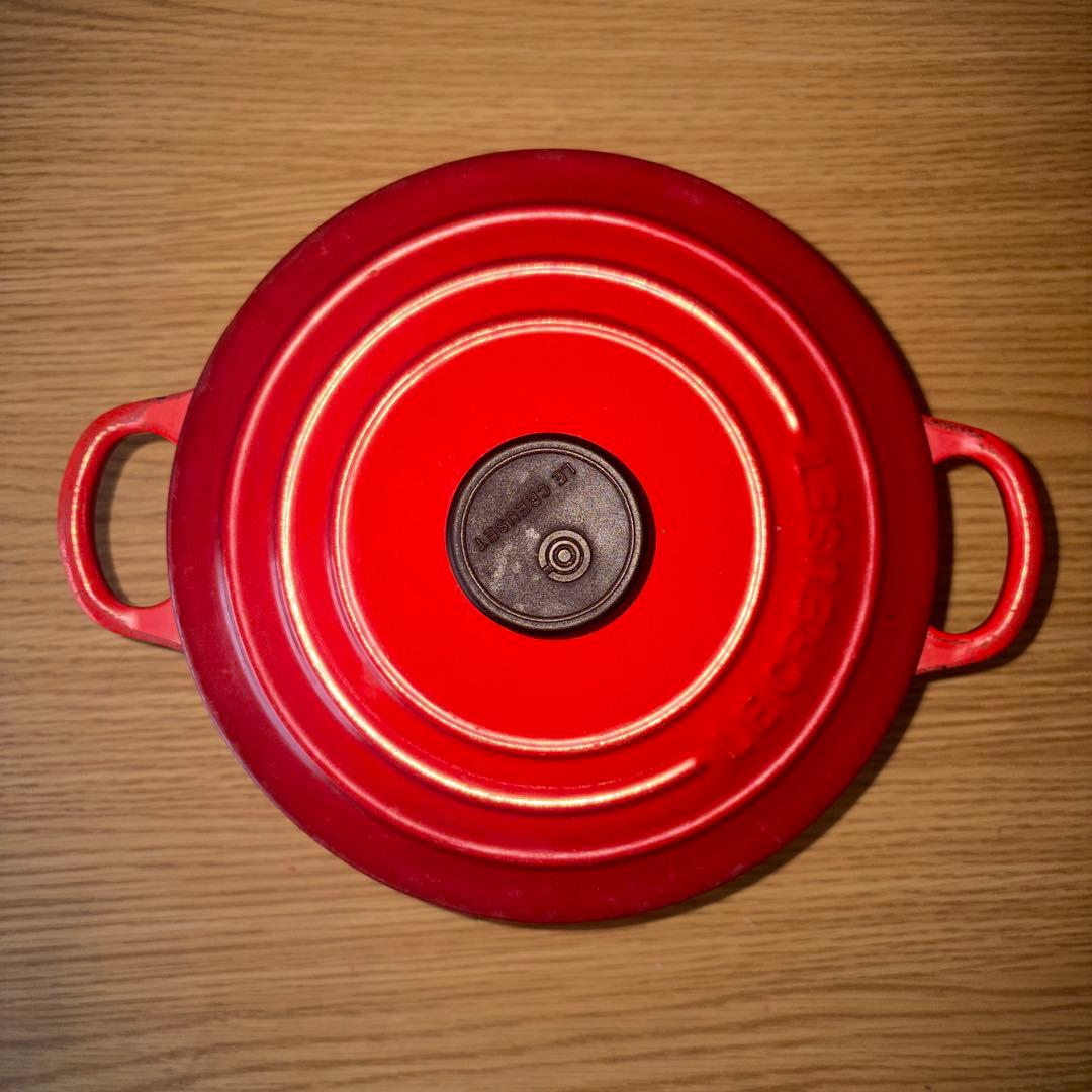 【万能18cm】ル・クルーゼ 鍋 レッド 両手鍋