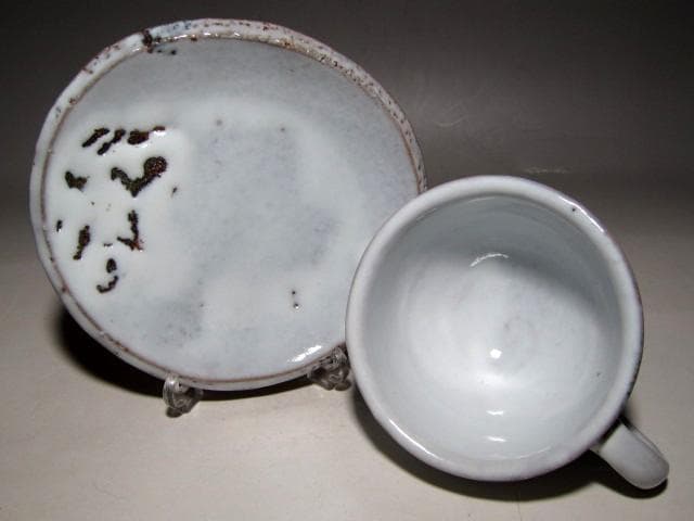 渋谷泥詩 萩焼コーヒー碗 六客組 栞付き　　　　　　　　　v285