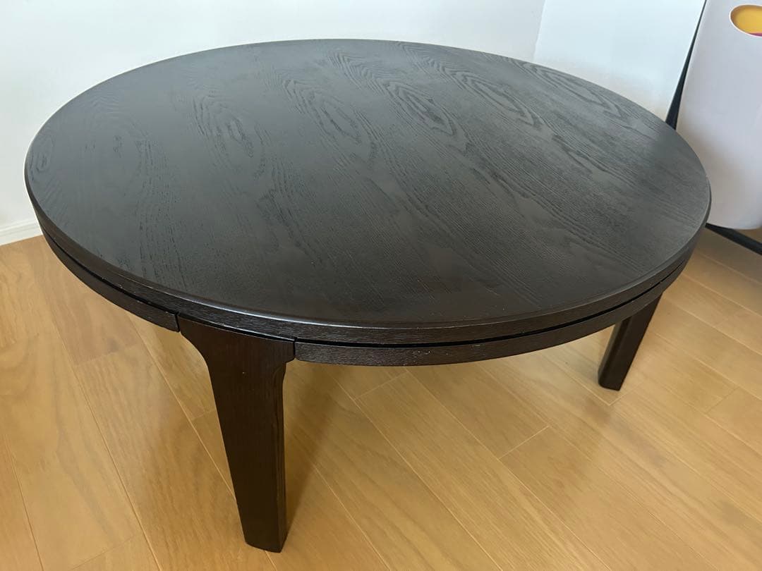 折りたたみ　ちゃぶ台　ローテーブル　ブラウン　木製