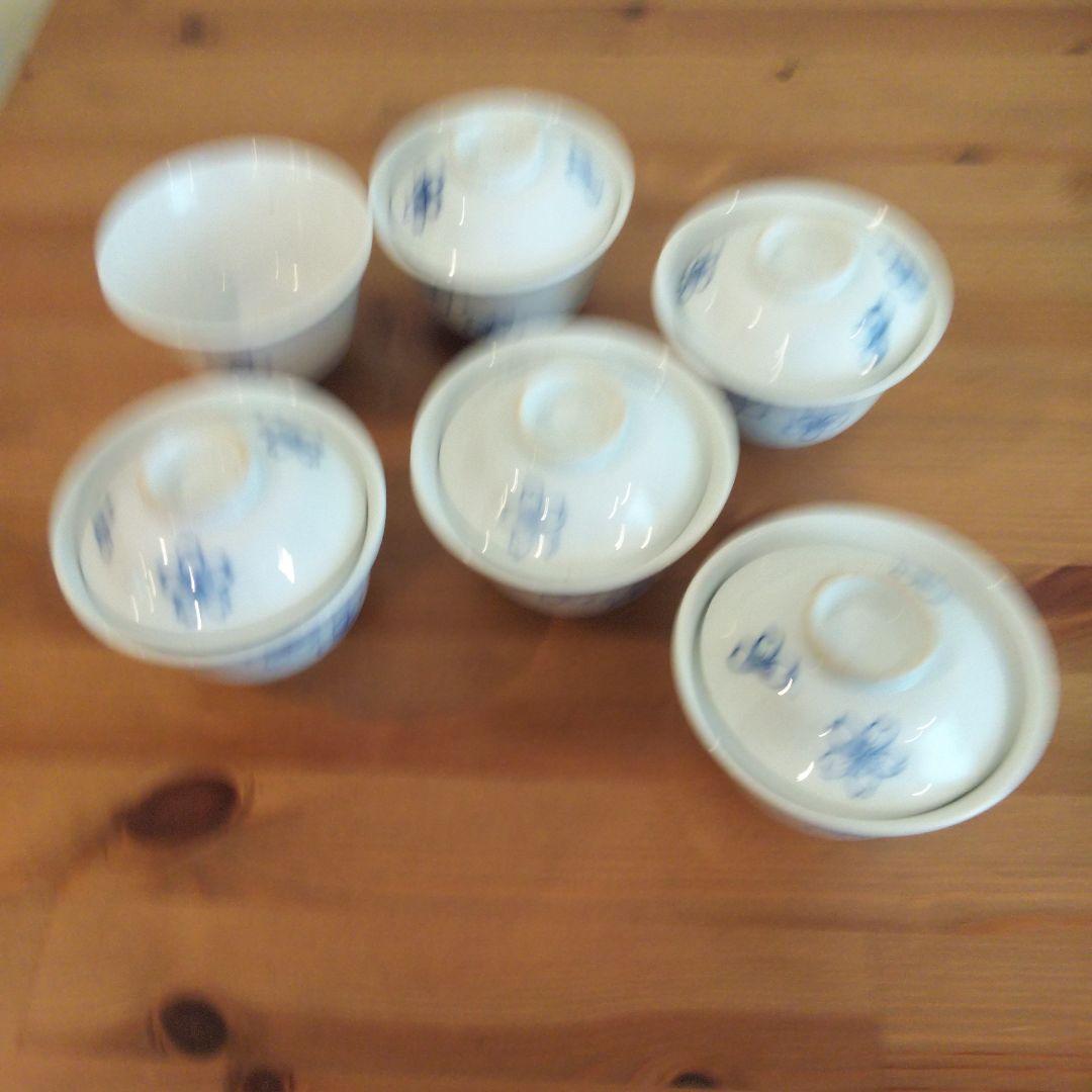 深川製磁 茶碗セット 桜花文様②