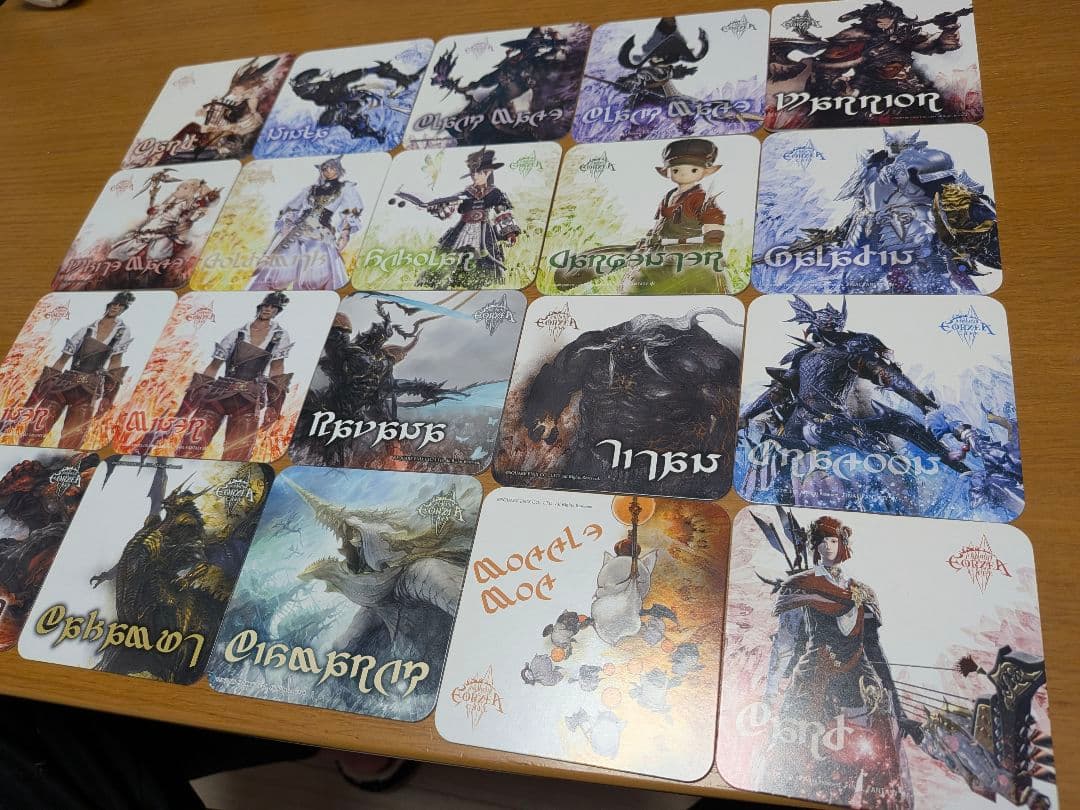 FF14 エオルゼアカフェ　初期コースター　19種/20枚