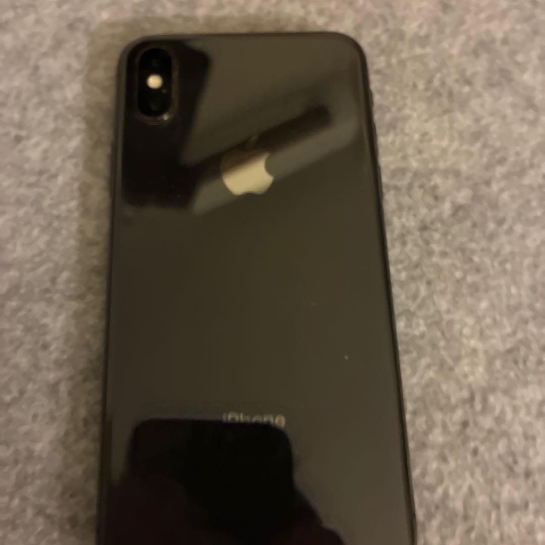 メロンパン　 iPhoneX スペースグレー　画面ひび割れ有　256GB