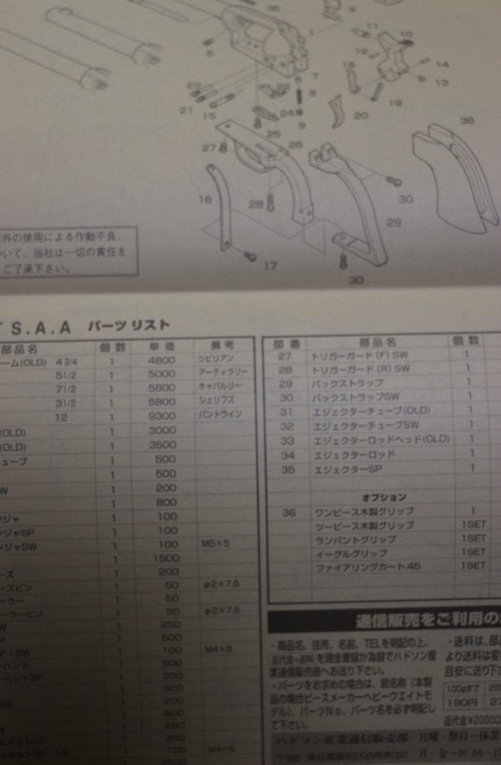 ハドソン産業HW製モデルガン コルトSAAカスタム　３５７マグナムSPG合法品