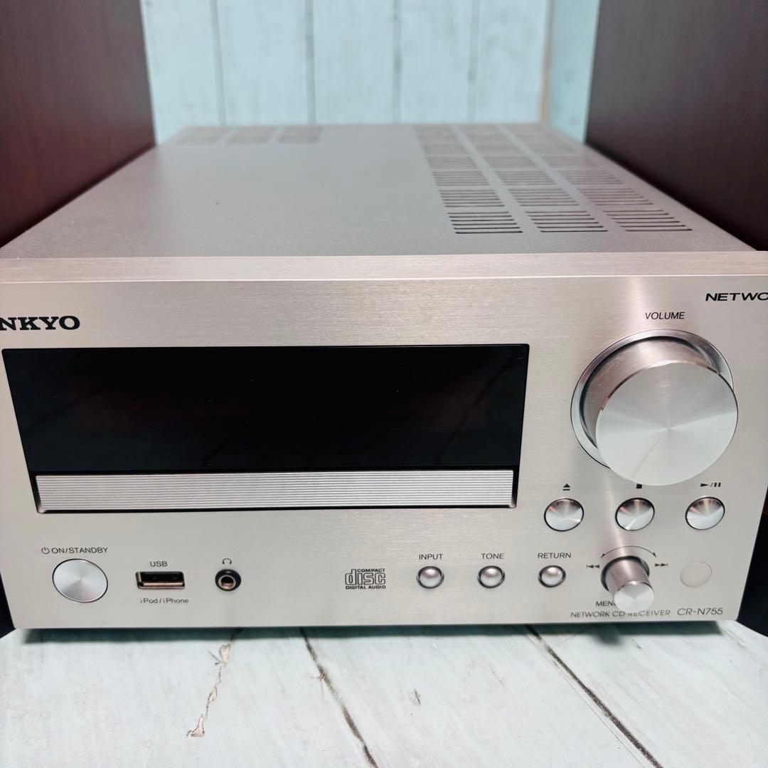 オンキョー　ONKYO CDコンポ　CR-N755 ミニコンポ　レシーバー　美品