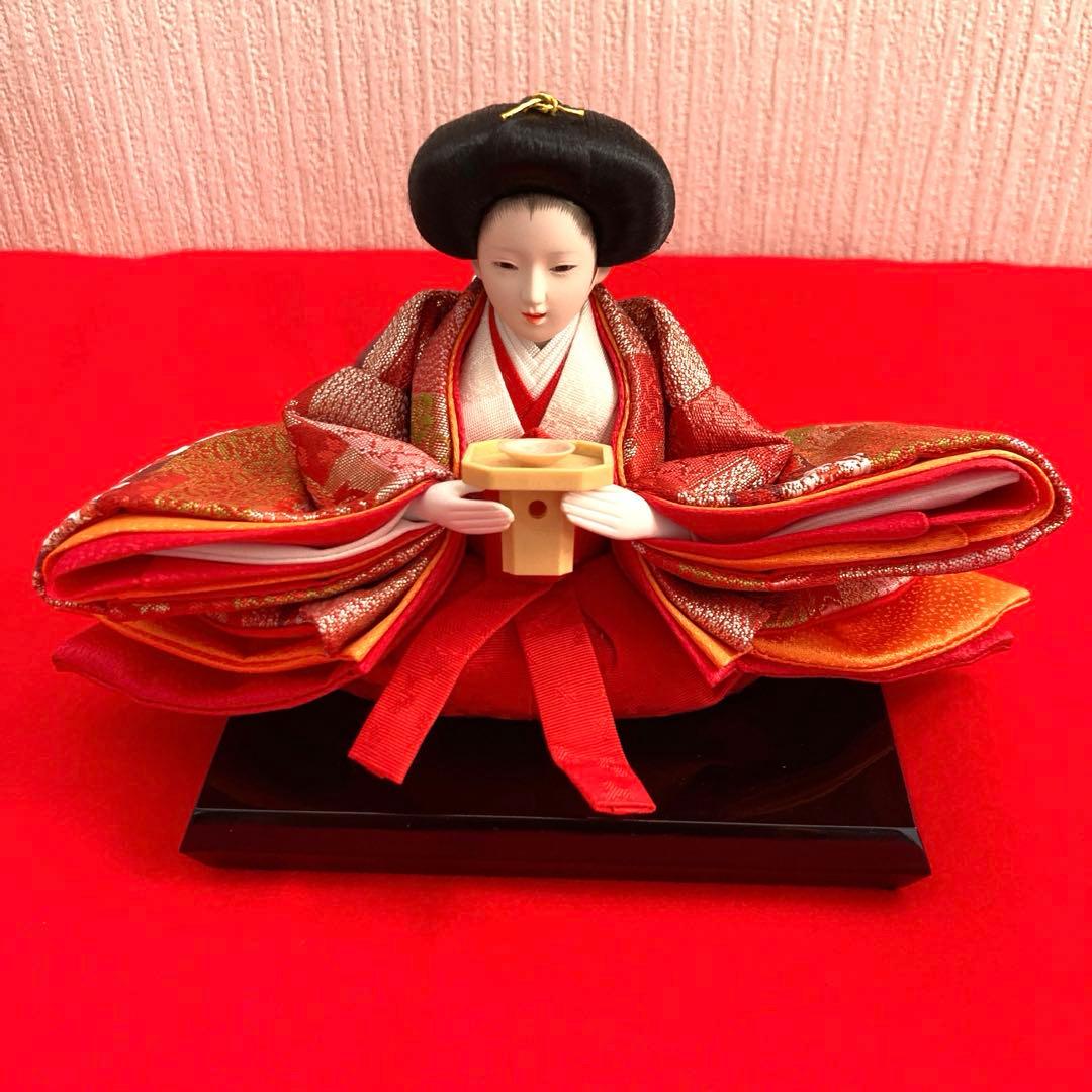 久月　よろこび雛　雛人形　三人官女　ひな祭り　ひな人形　お雛様　①