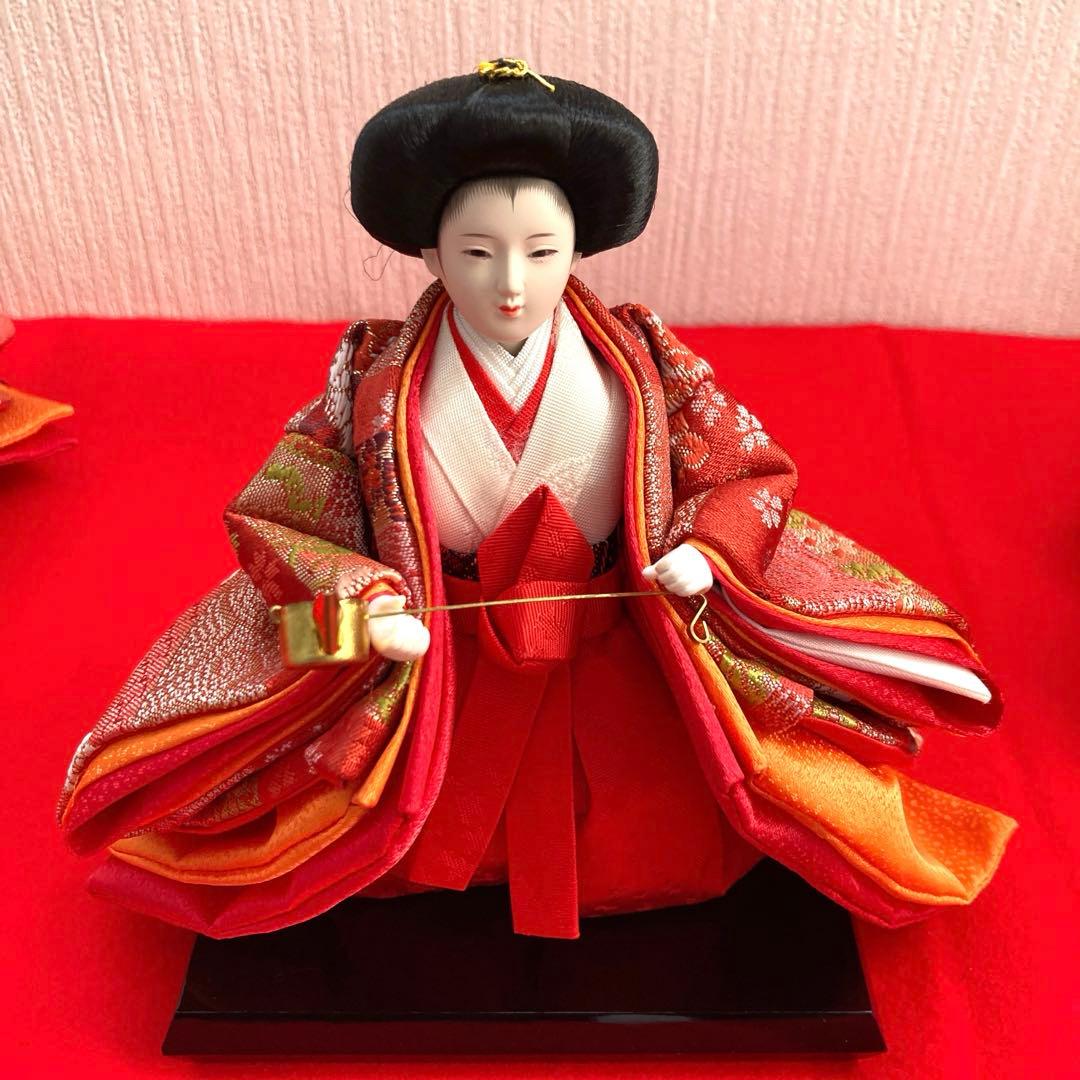 久月　よろこび雛　雛人形　三人官女　ひな祭り　ひな人形　お雛様　①