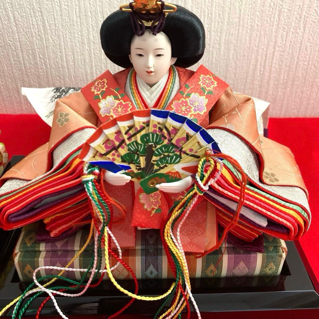 久月　よろこび雛　雛人形　三人官女　ひな祭り　ひな人形　お雛様　①