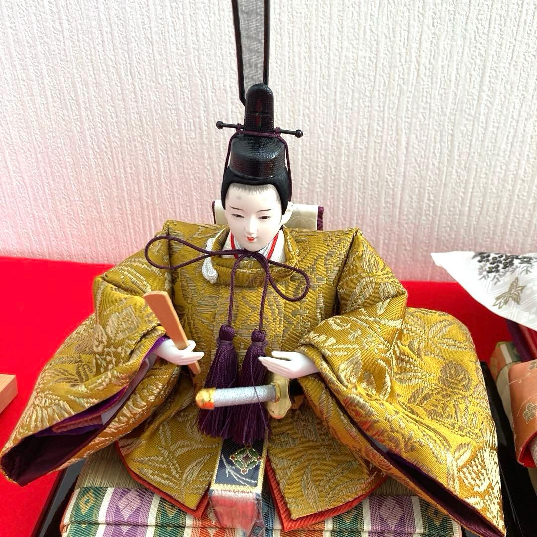 久月　よろこび雛　雛人形　三人官女　ひな祭り　ひな人形　お雛様　①